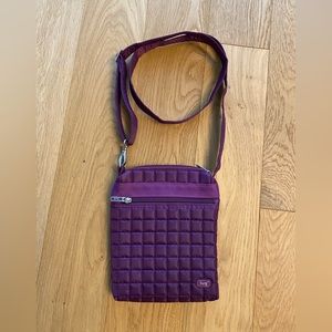 Purple Lug Skipper Bag